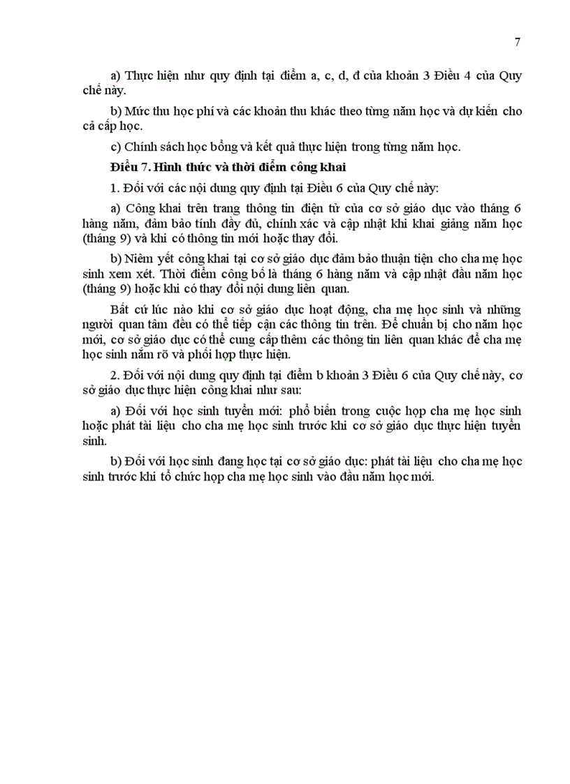 image for page Quy chế thực hiện công khai đối với CSGD