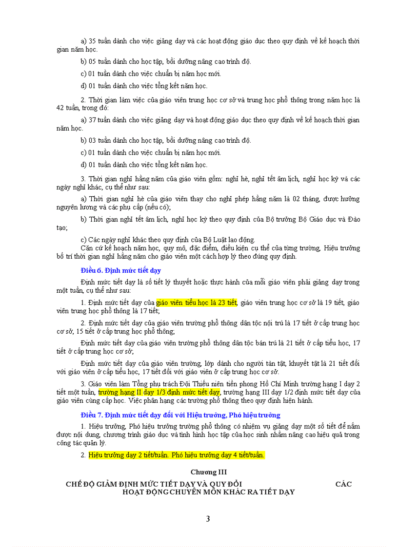 image for page Quy dinh che do lam viec GVPT TT28 BGD