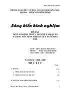 Sang kien kinh nghiem nha tre