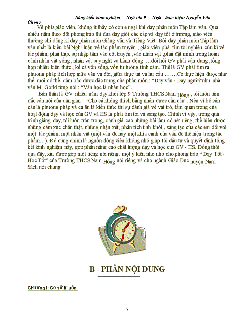 image for page SKKN Cách làm bài văn Nghị Luận Ngữ văn 9