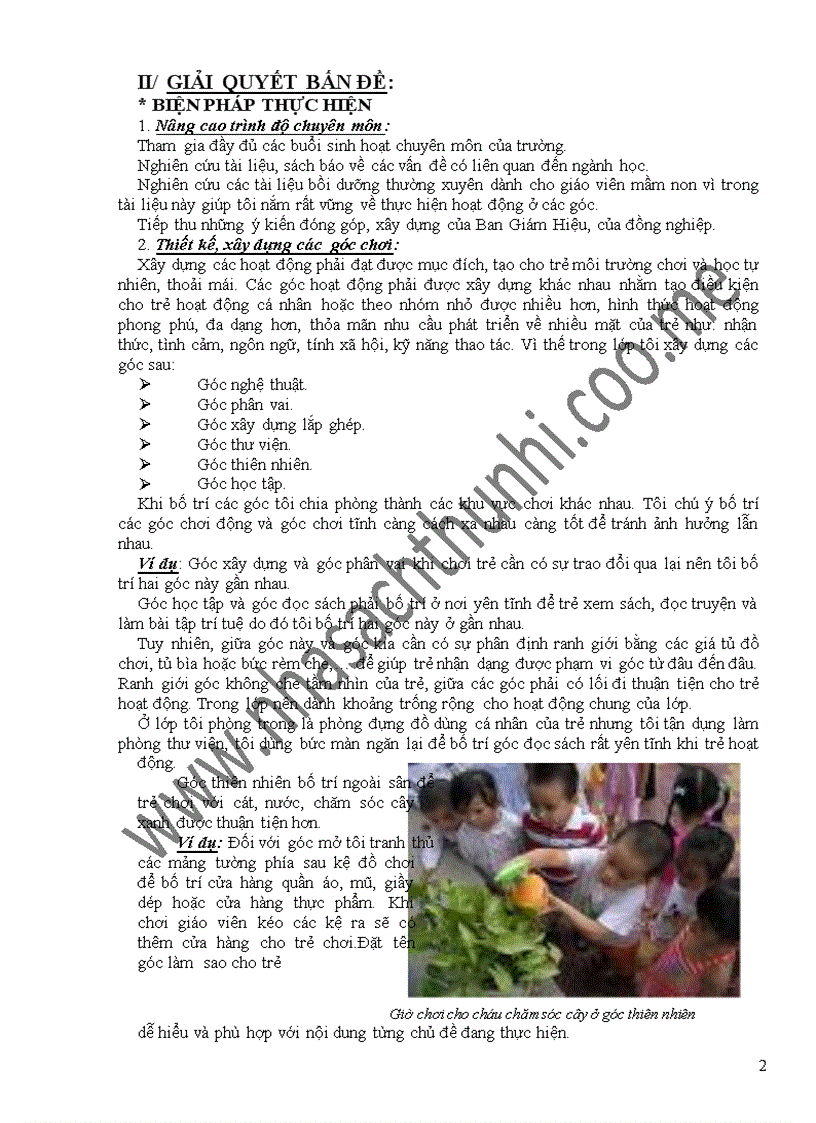 image for page Skkn làm thế nào xây dựng tốt các góc chơi mn xhưng