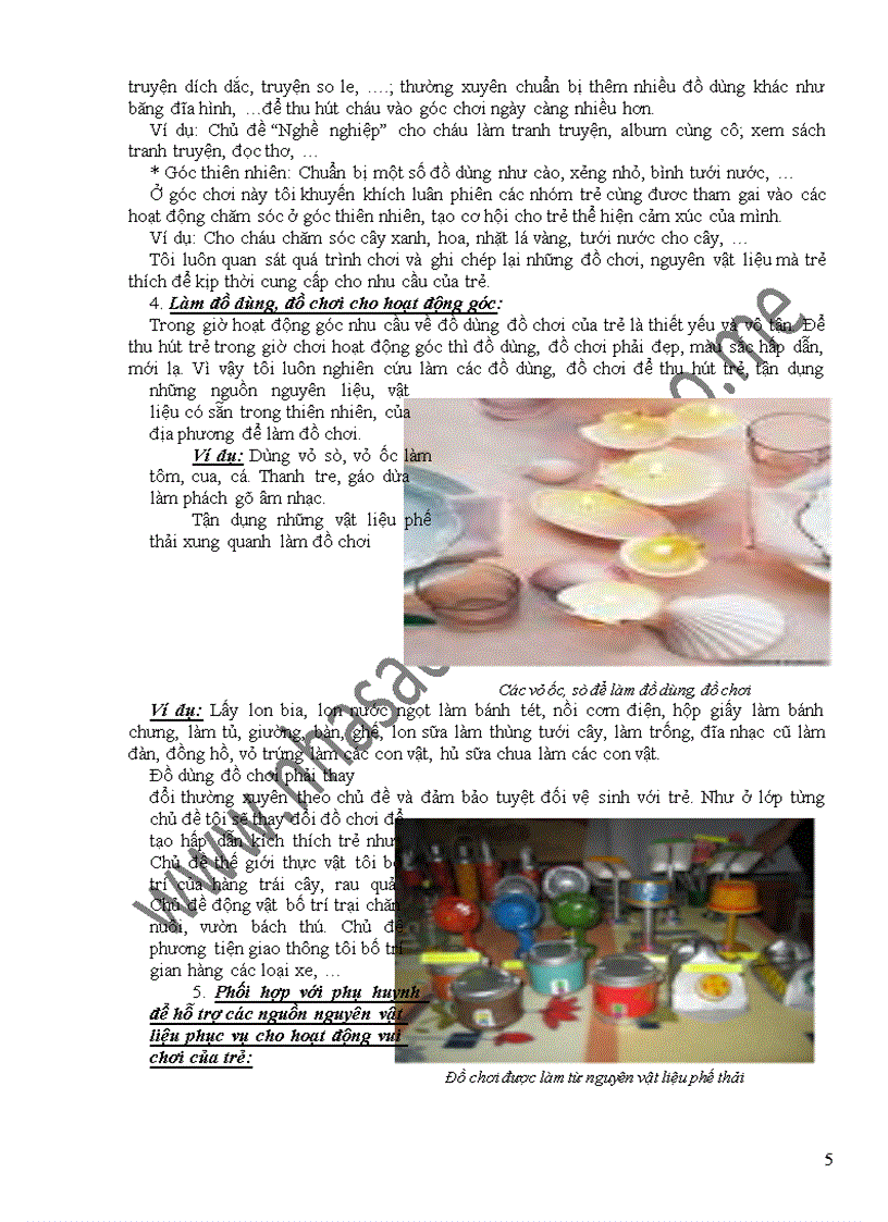 image for page Skkn làm thế nào xây dựng tốt các góc chơi mn xhưng