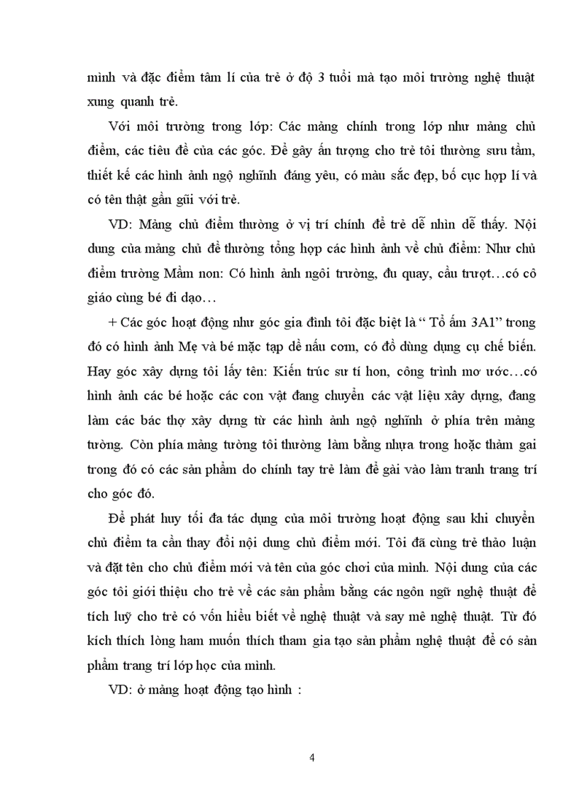 image for page SKKN Một số biện pháp phát triển thẩm mỹ cho trẻ 3 tuổi thông qua hoạt động tạo hình