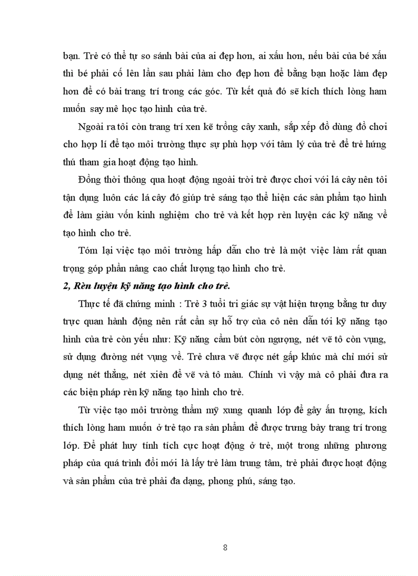 image for page SKKN Một số biện pháp phát triển thẩm mỹ cho trẻ 3 tuổi thông qua hoạt động tạo hình