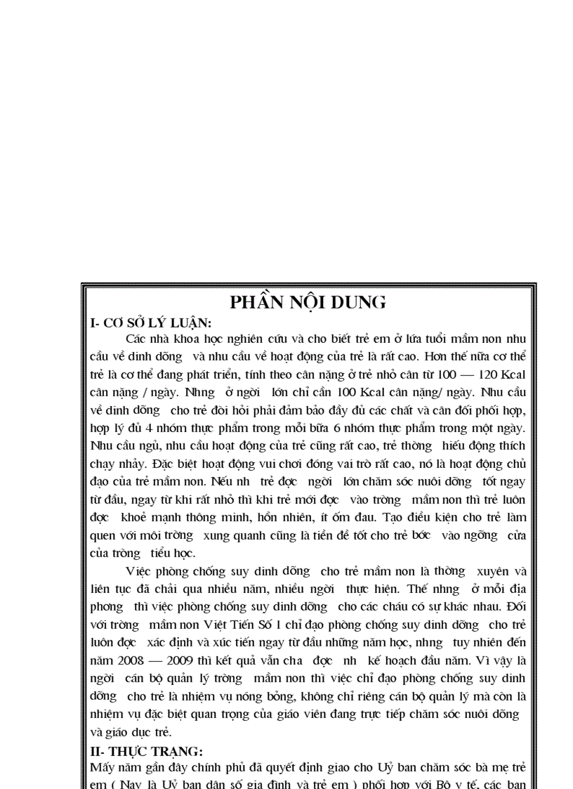 image for page SKKN Quản lý sức khỏe trẻ sơn phát hiện và phục hồ thể trạng trẻ suy dinh dưỡng