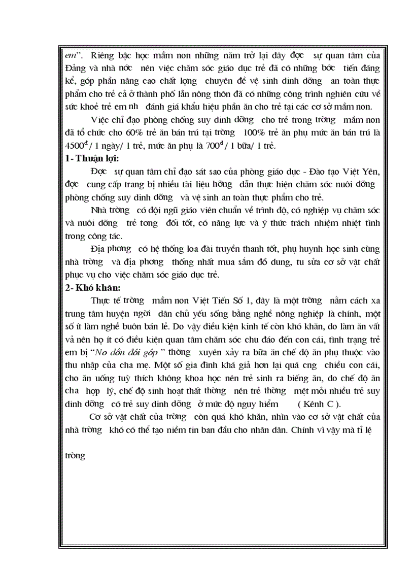 image for page SKKN Quản lý sức khỏe trẻ sơn phát hiện và phục hồ thể trạng trẻ suy dinh dưỡng