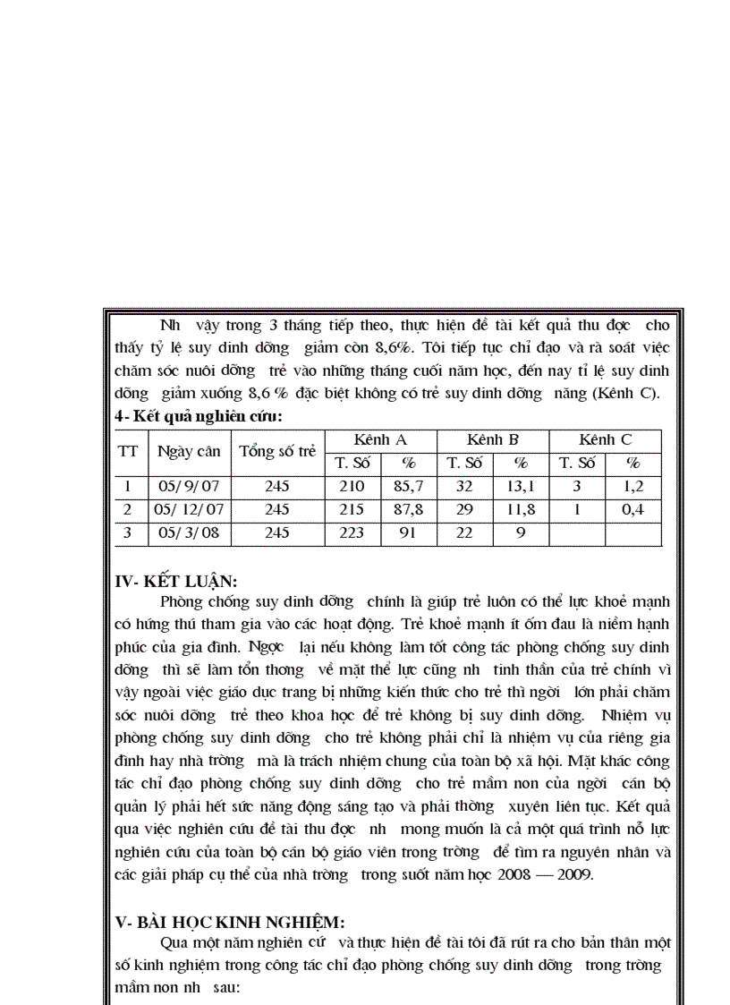 image for page SKKN Quản lý sức khỏe trẻ sơn phát hiện và phục hồ thể trạng trẻ suy dinh dưỡng