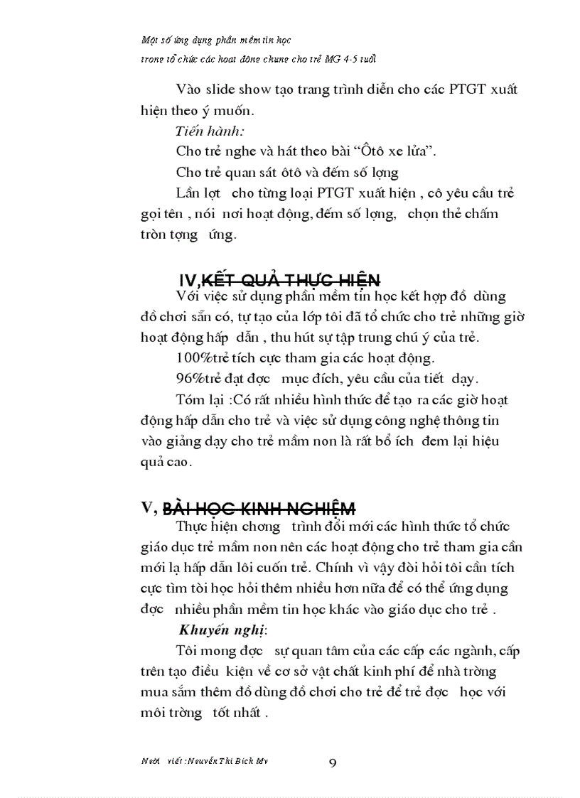 image for page SKKN Sử dụng một số ứng dụng phần mềm tin học vào trong việc dạy trẻ học