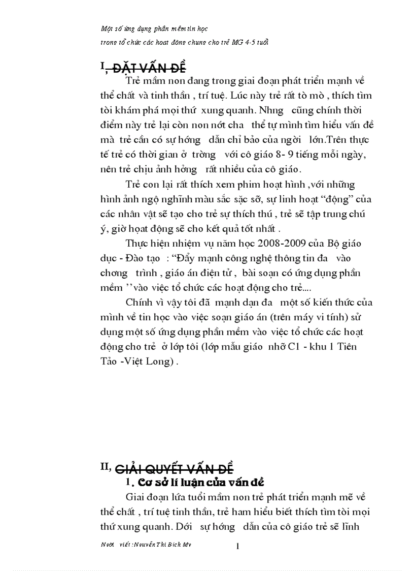 image for page SKKN ung dung tin hoc trong day tre