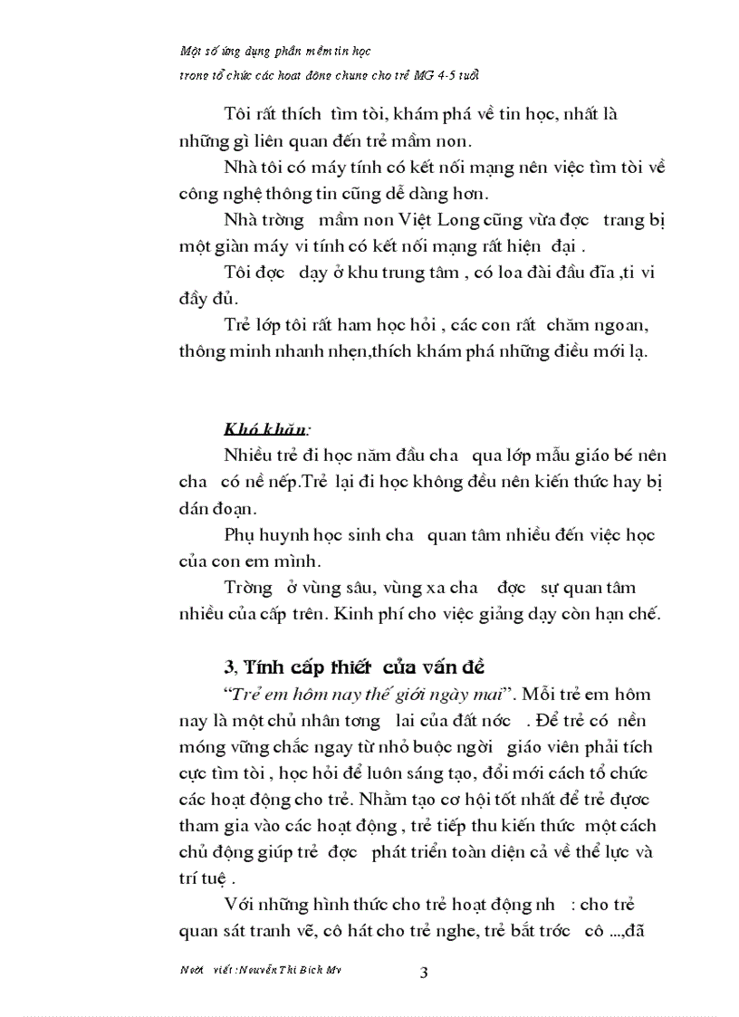 image for page SKKN ung dung tin hoc trong day tre