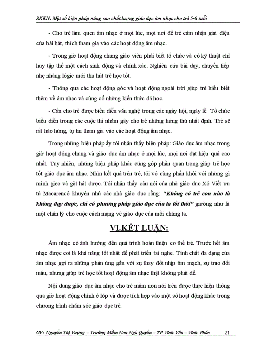 image for page Skkn một số biện pháp nâng cao chất lượng giáo dục âm nhạc cho trẻ 5 6 tuổi