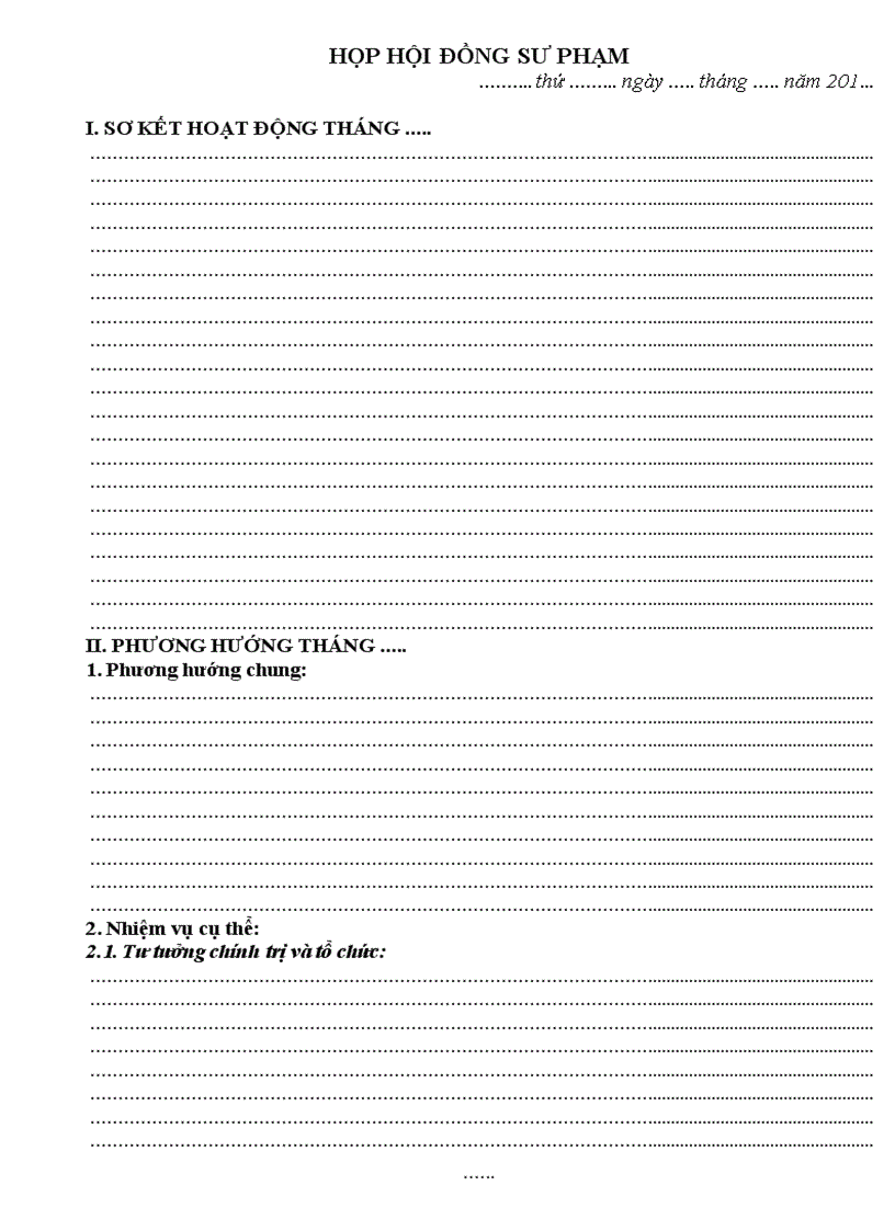 image for page Sổ họp hội đồng