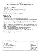 So sanh trong phạm vi 5 chồi 1