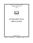 Sổ theo dõi phòng máy vi tính