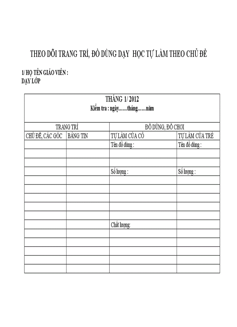 image for page Sổ theo dõi trang lớp của tổ trưởng
