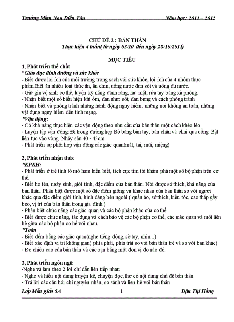 image for page Soan giao an chu de ban than