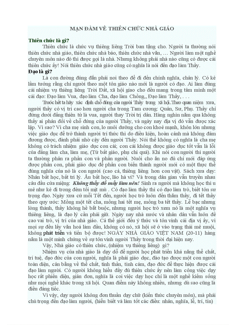 image for page Suy ngẫm về nghề dạy học