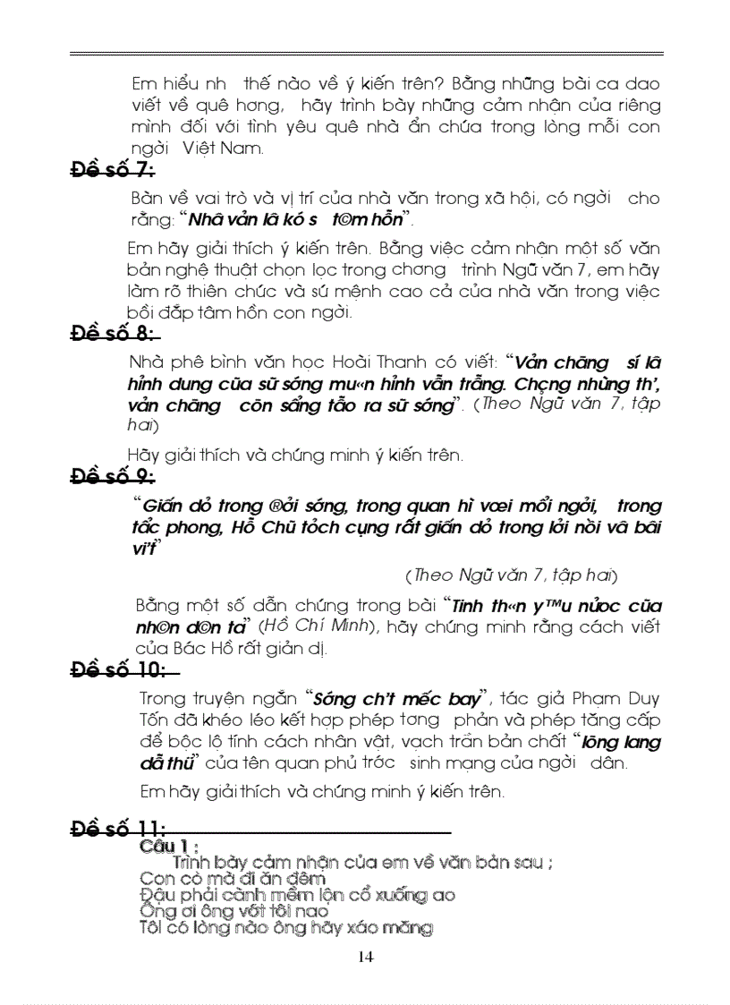 image for page Tài liệu bồi dưỡng học sinh giỏi môn Văn 6 7 8 9