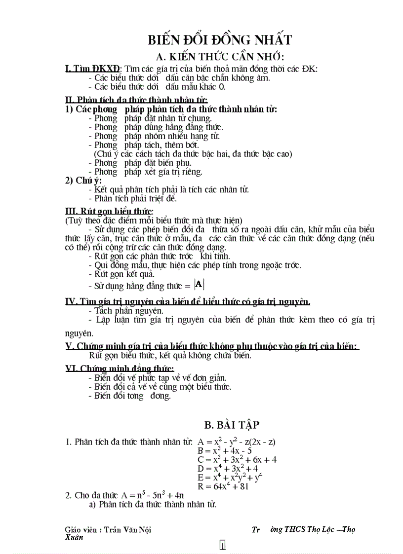 image for page Tài liệu ôn thi vào lớp 10 THPT