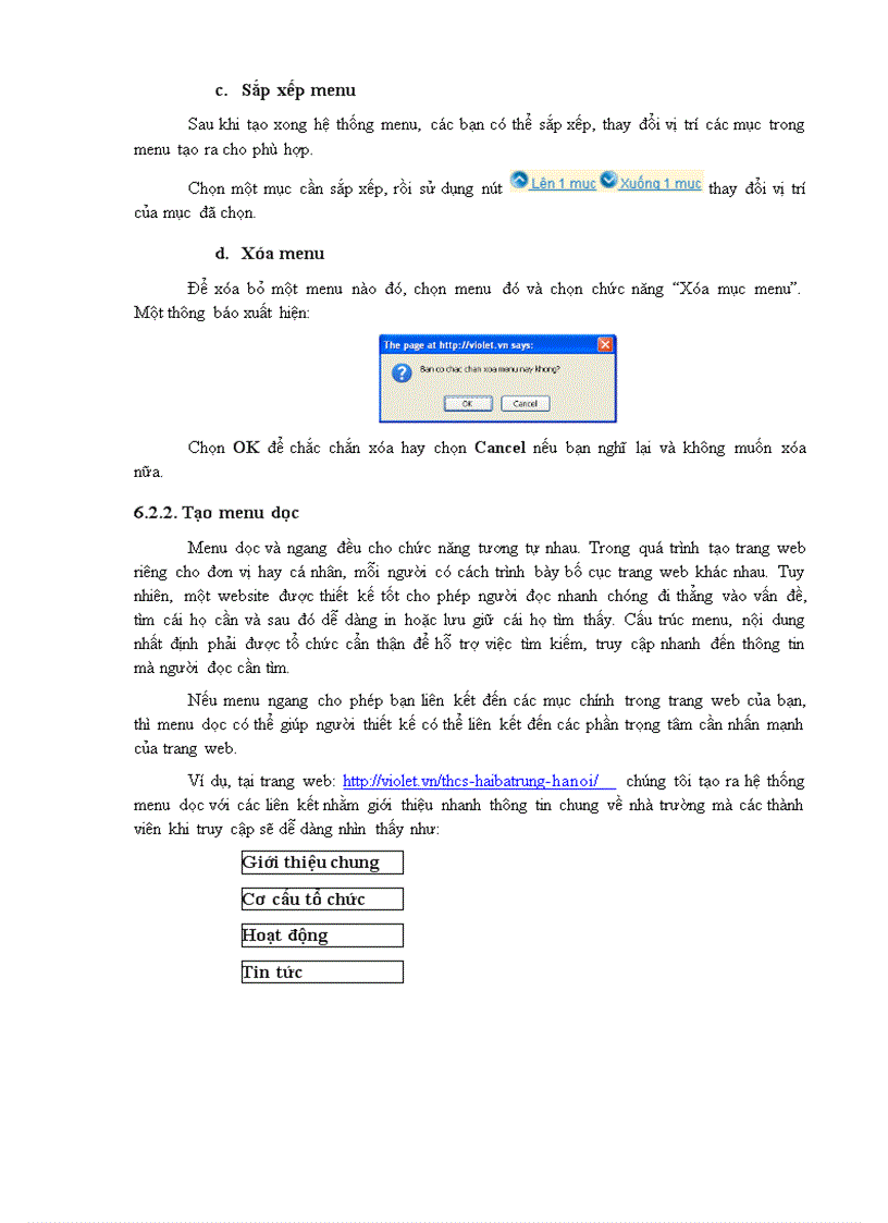 image for page Tài liệu tạo và điều hành trang web