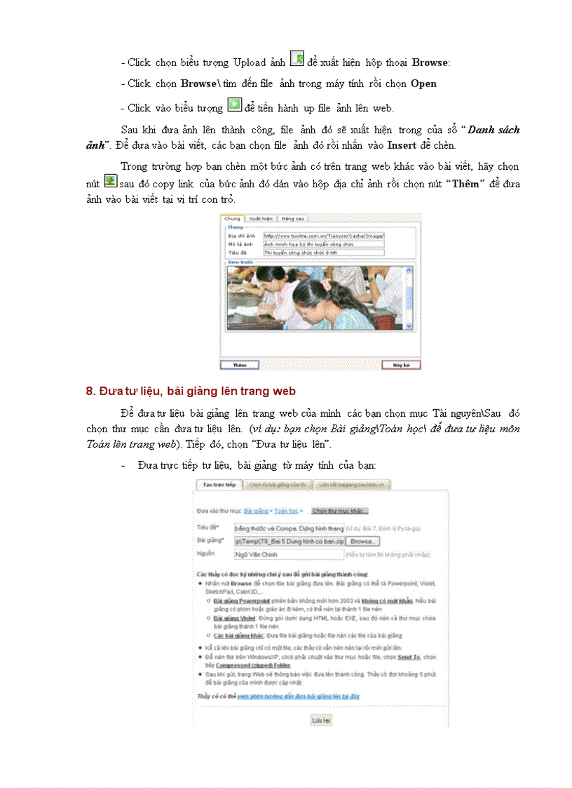 image for page Tài liệu tạo và điều hành trang web