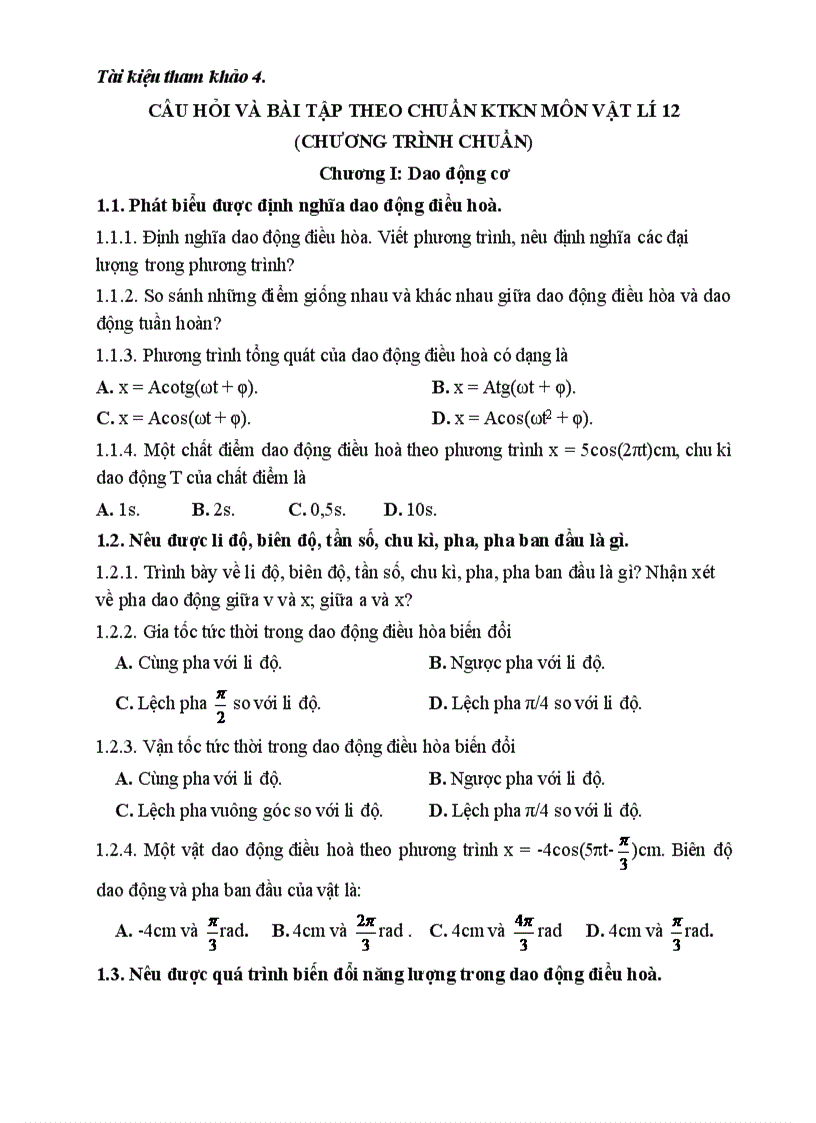 image for page Tài liệu tập huấn chuẩn kiến thức kĩ năng