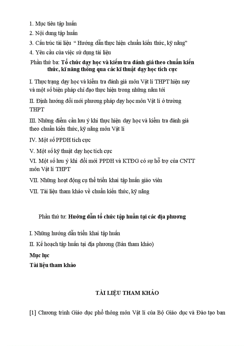 image for page Tài liệu tập huấn chuẩn kiến thức kĩ năng