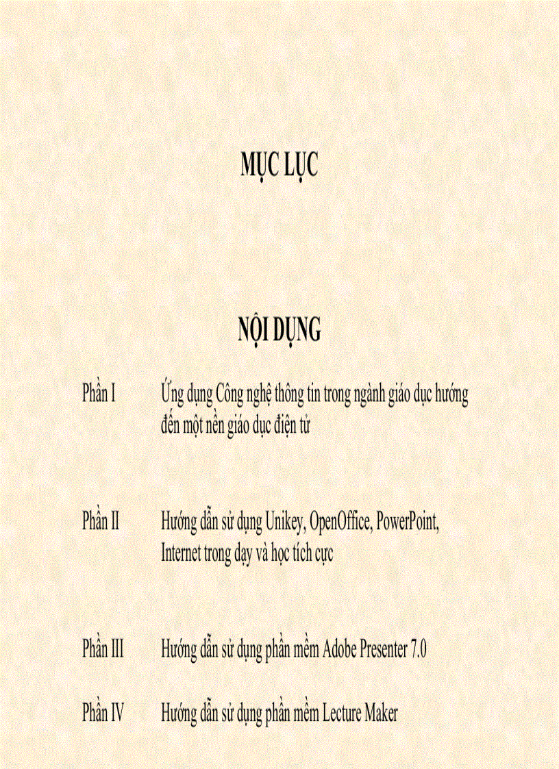 image for page Tai lieu tap huan Ung dung CNTT trong Day va Hoc tich cuc pdf