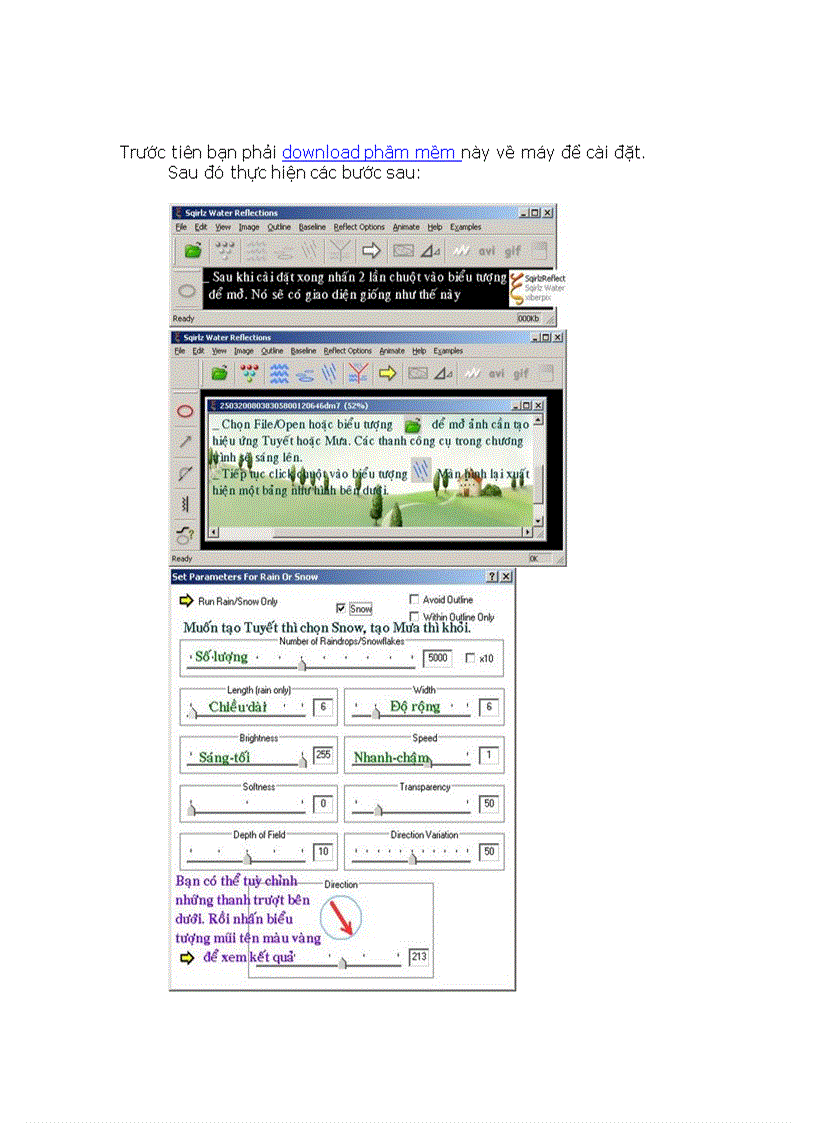 image for page Tao hieu ung mua tuyet
