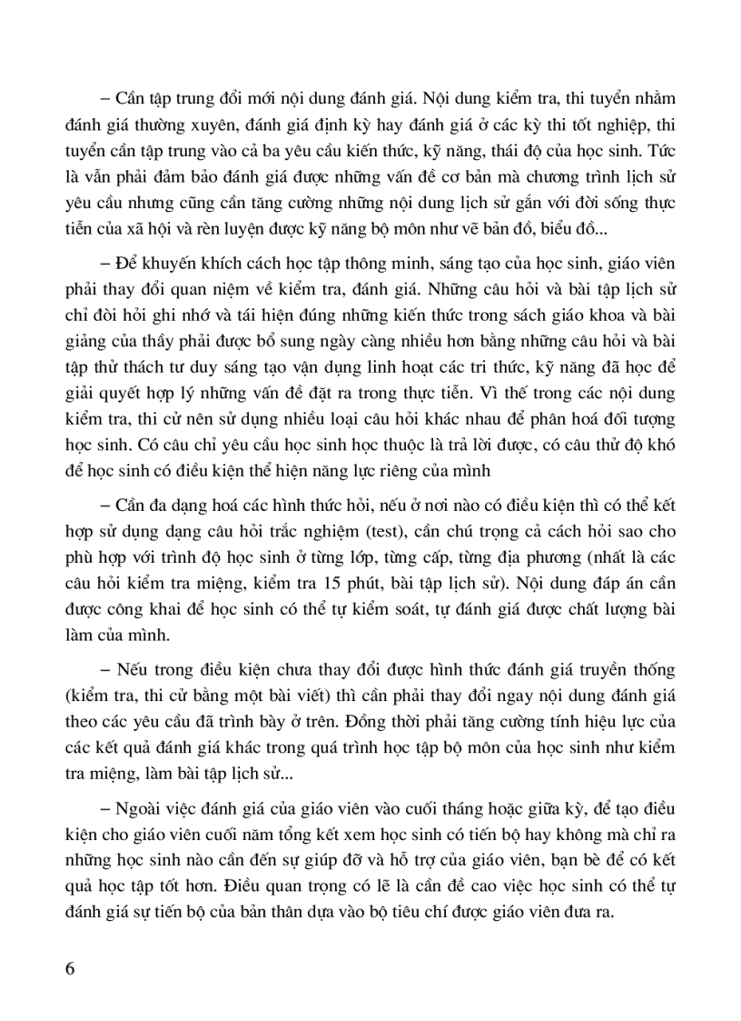 image for page Tập huấn Đổi mới DG KQHT của HS môn Sử