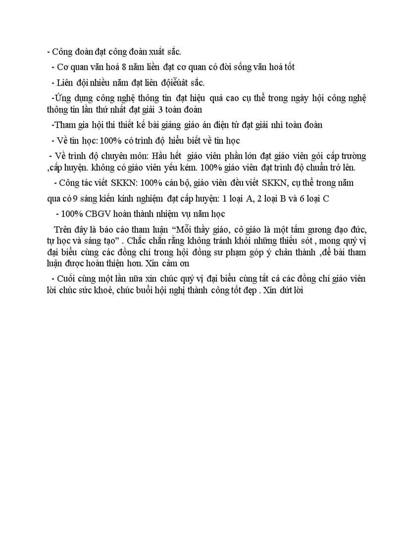 image for page Tham luận HN nhà giáo lao động 2010