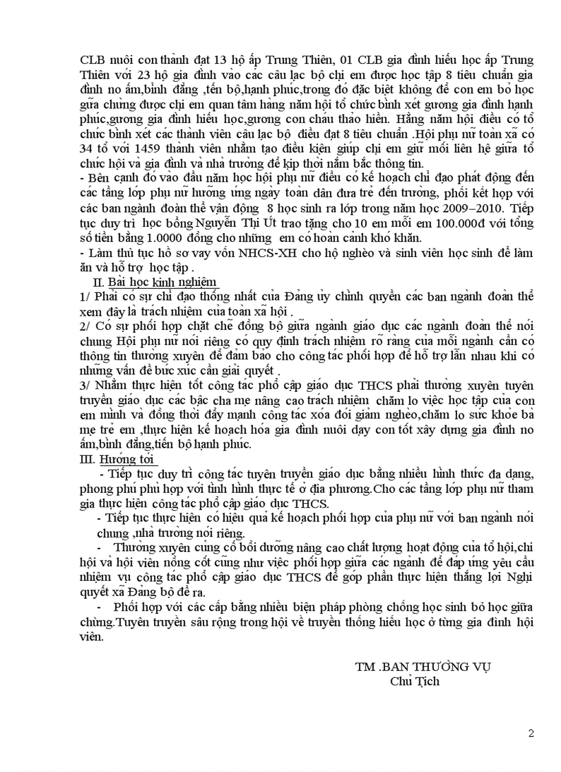 image for page Tham luận HPN về phổ cập THCS 2012