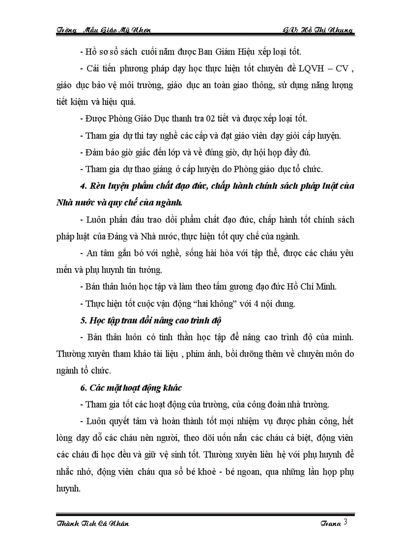 image for page Thành tích cá nhân đề nghị ubnd tỉnh tặng bằng khen