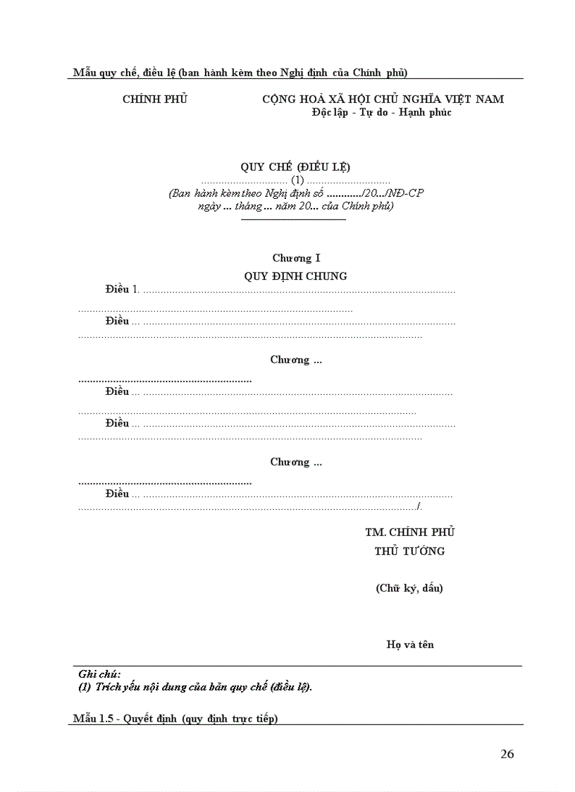 image for page Thể thức trình bày văn bản