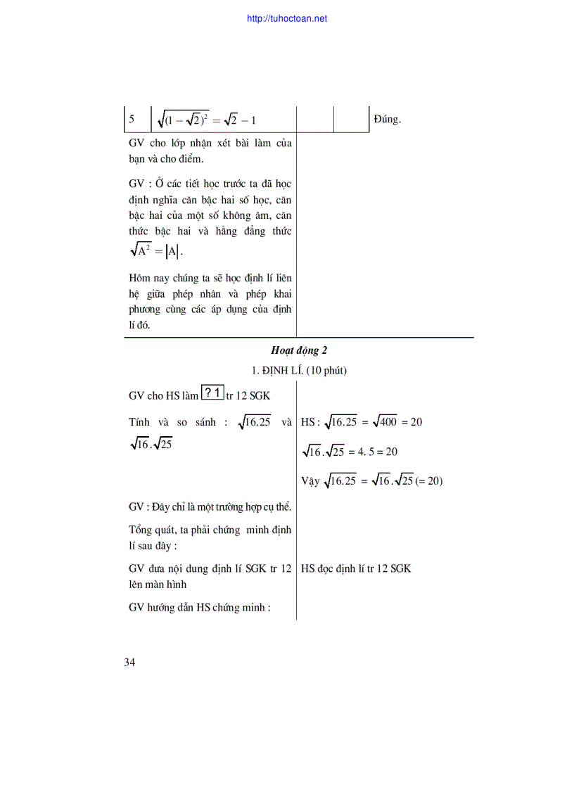 image for page Thiết kế bài giảng Toán 9 Tap 1
