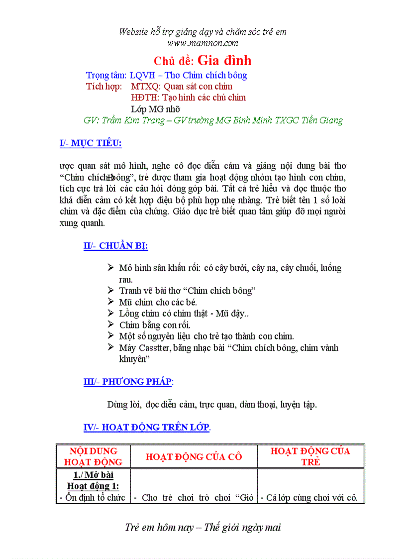 image for page Thơ chim chích bông