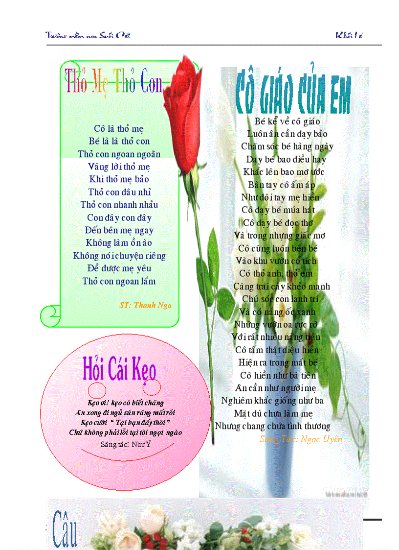 image for page Tho tu sang tac