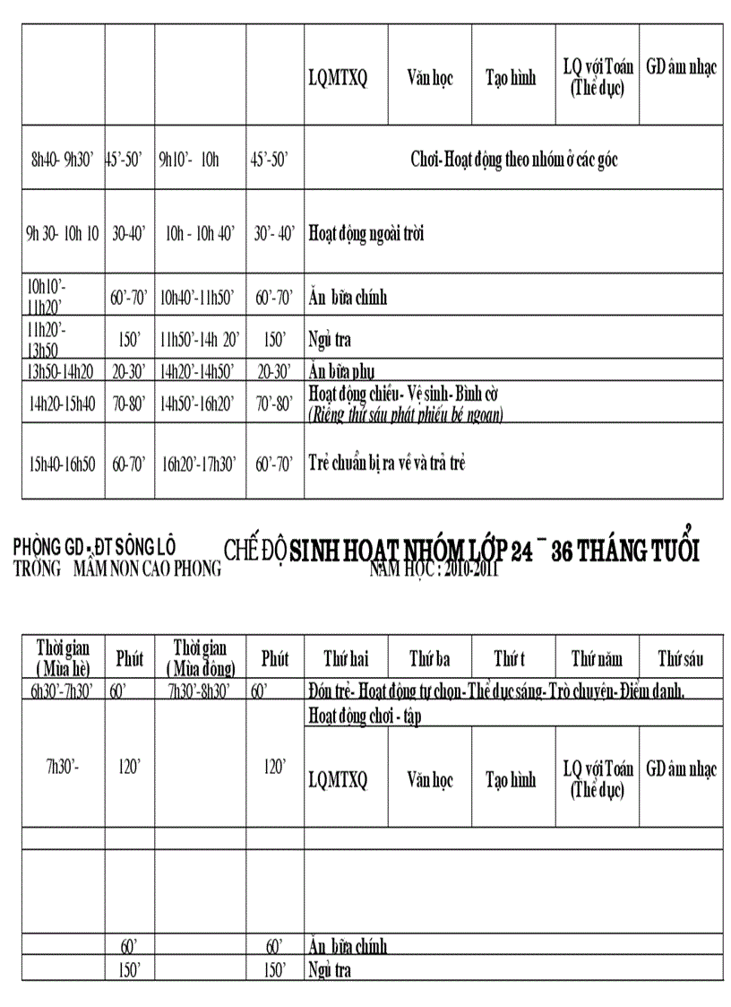 image for page Thoi gian bieu 2010
