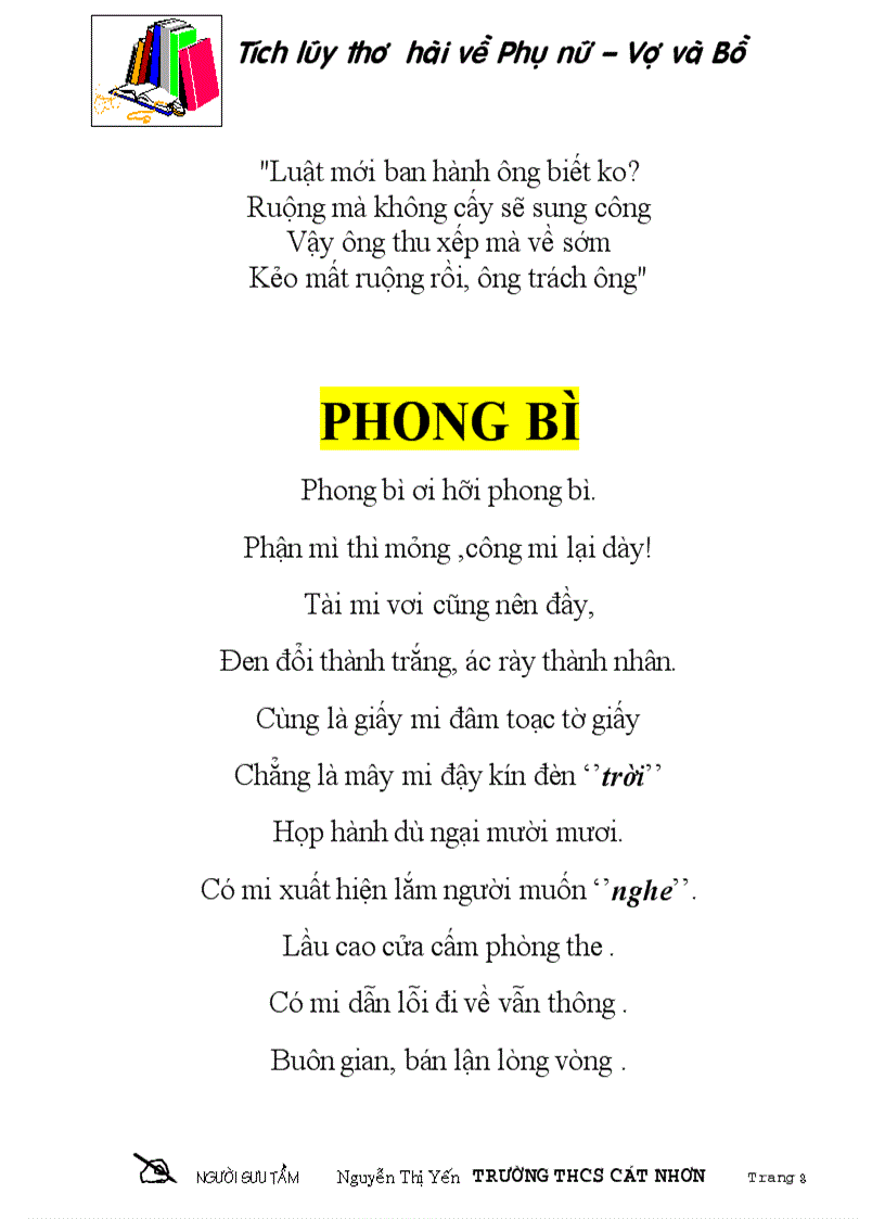 image for page Thư giãn 9 điều vợ thương chồng