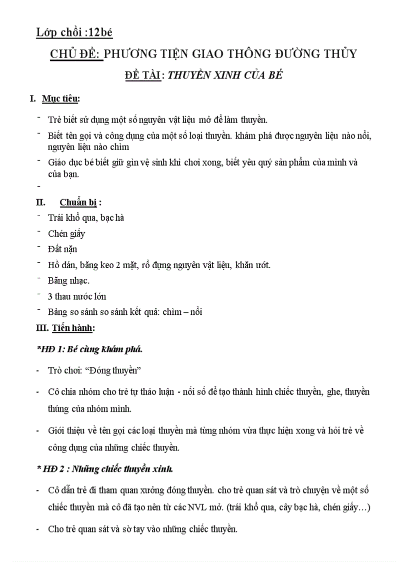 image for page Thuyền xinh của bé