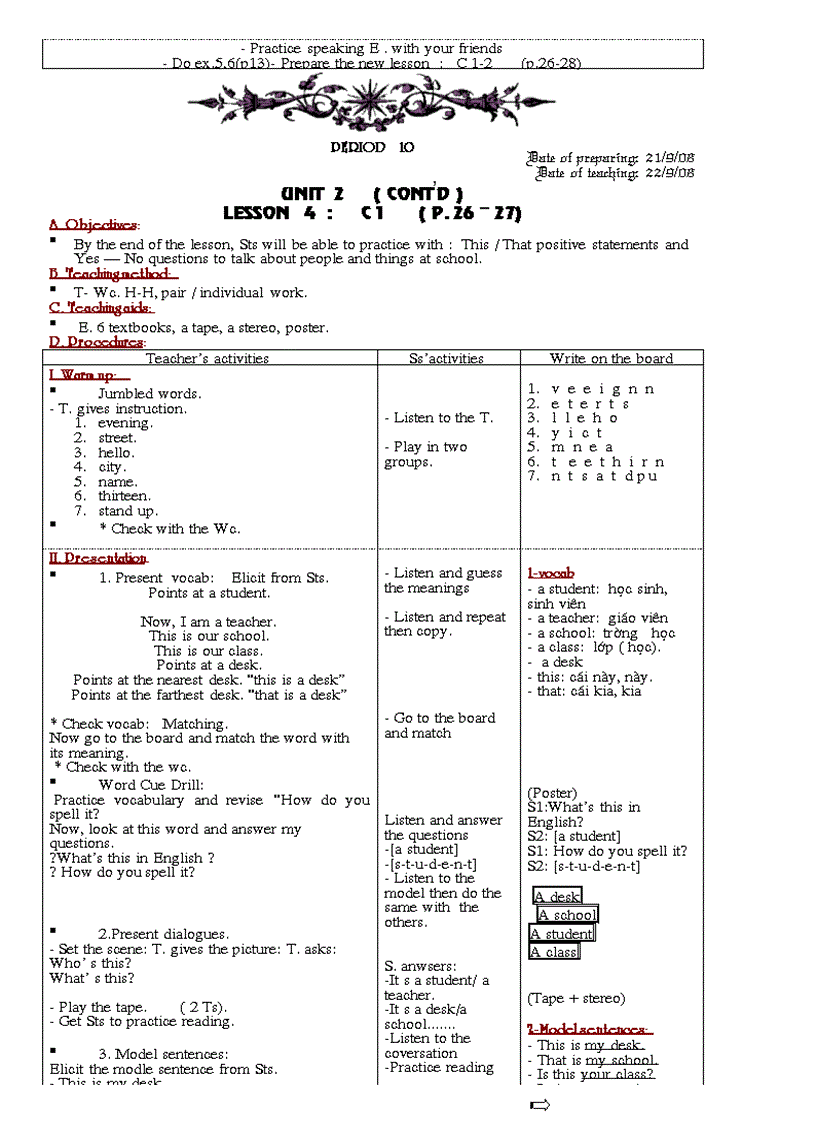 image for page Tiếng anh 6