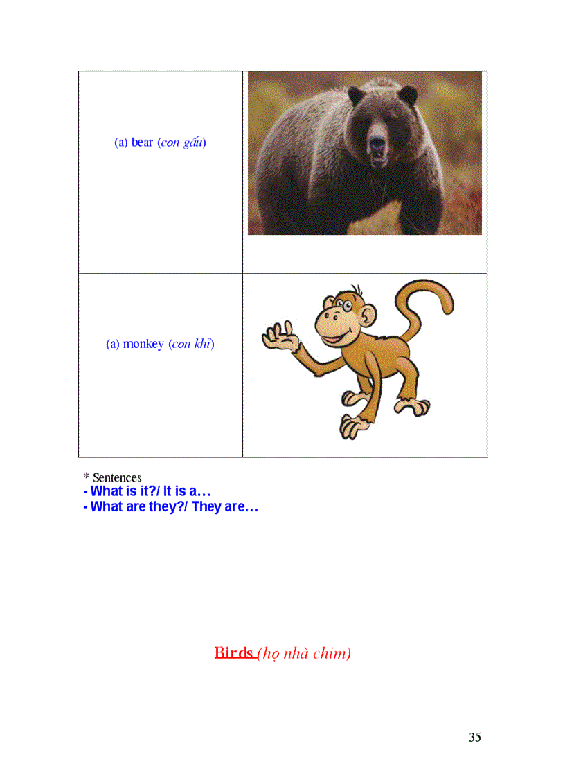 image for page Tiếng anh cho trẻ lớp mẫu giáo bé C1