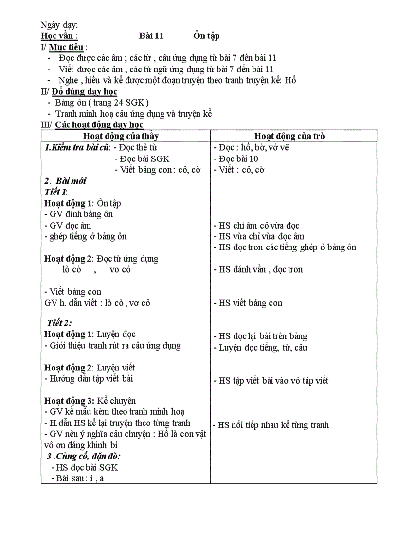 image for page Tiếng Việt 1 Tuần 3