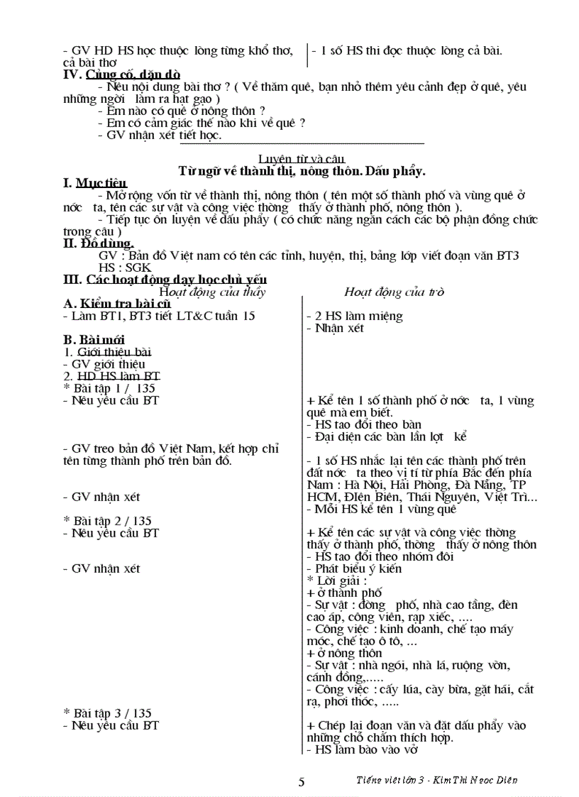 image for page Tiềng việt tuần 16 lớp 3 vn time