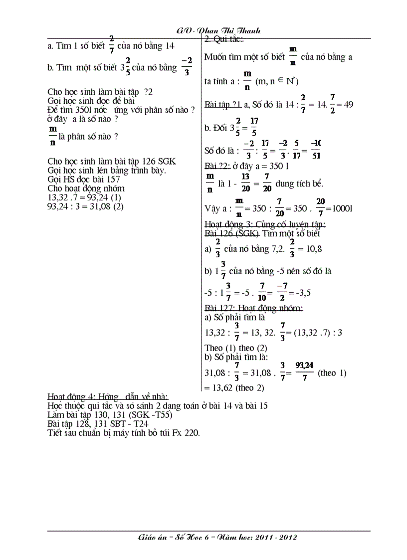 image for page Tiết 101 toán 6
