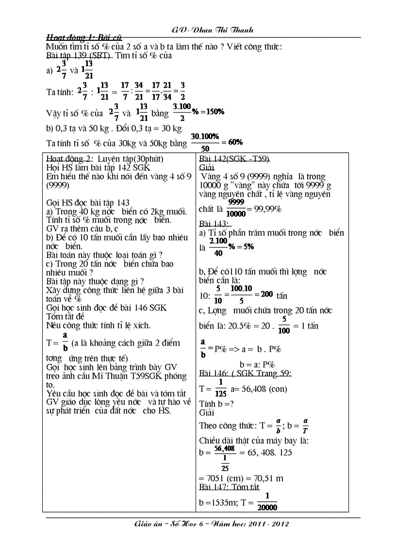 image for page Tiết 101 toán 6