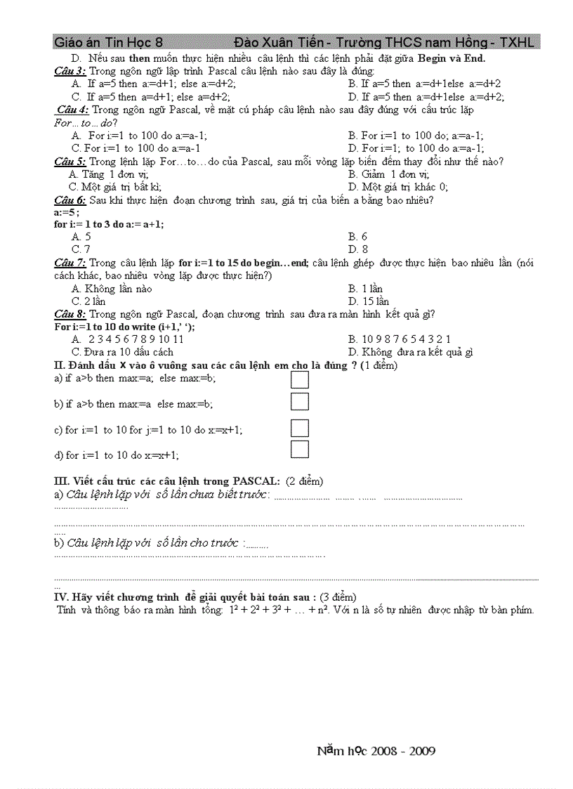 image for page Tiết 1 70 tin hoc 8