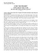 Tìm hiểu công đoàn Việt Nam