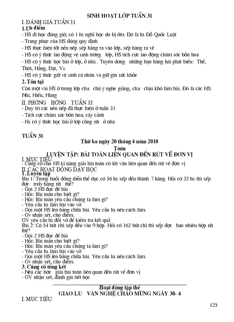 image for page Toan b2 lop 3 tuan 32