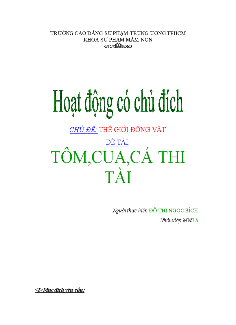 image for page Tôm cua cá thi tài
